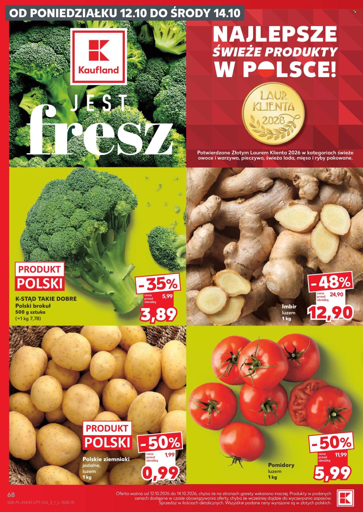 Leták Kaufland - 8.10.2026 - 14.10.2026. Strana 68