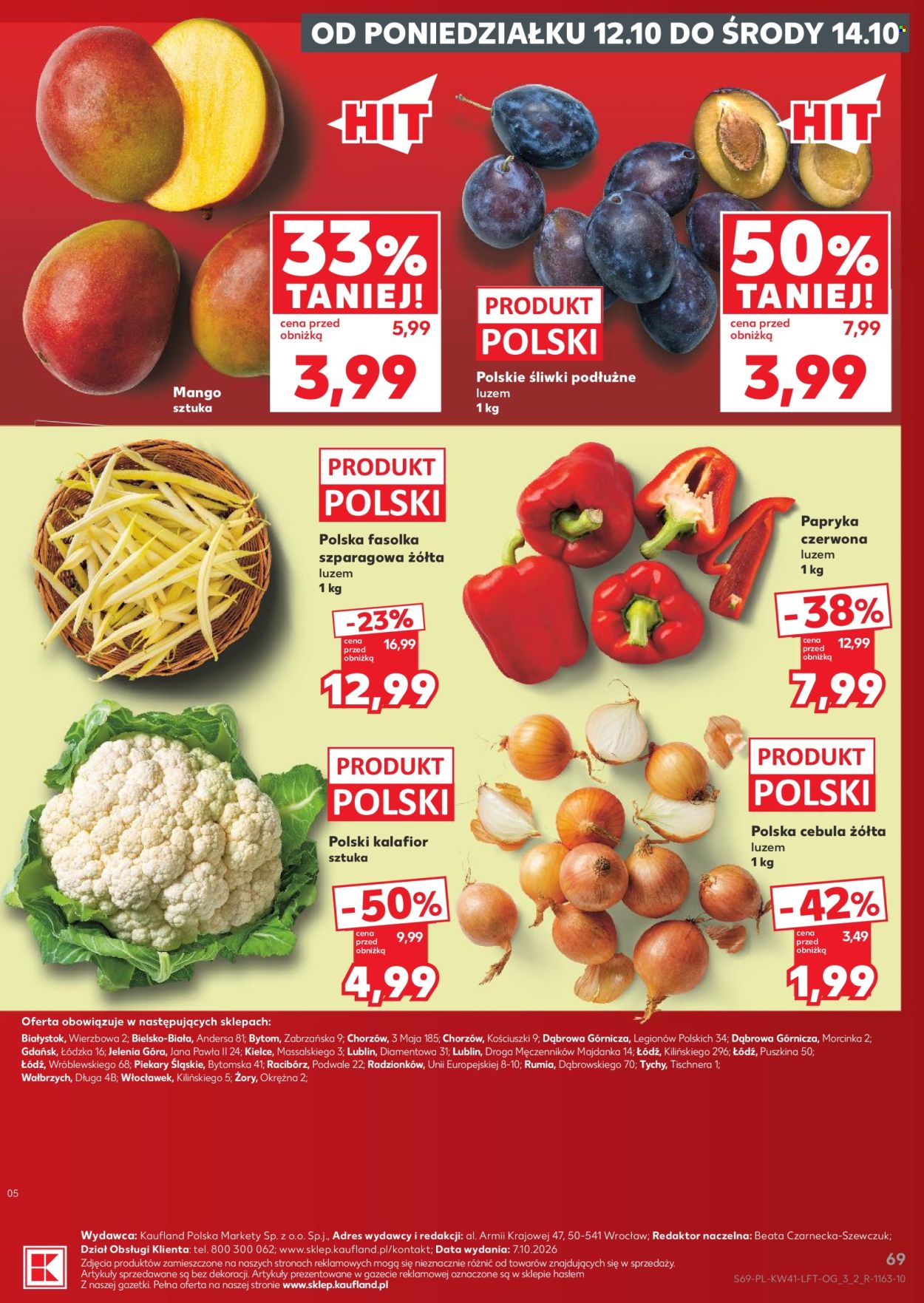 Leták Kaufland - 8.10.2026 - 14.10.2026. Strana 69
