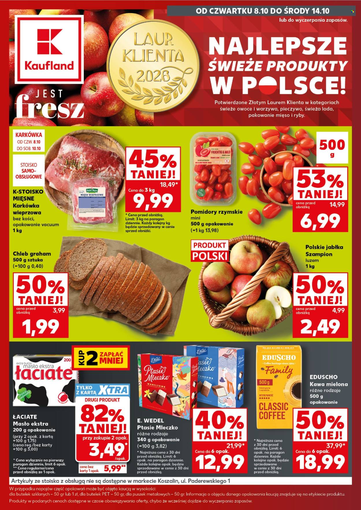 Leták Kaufland - 8.10.2026 - 14.10.2026. Strana 1