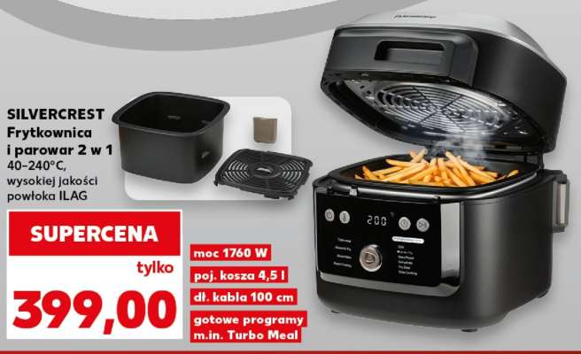 SILVERCREST Frytkownica i parowar 2 w 1