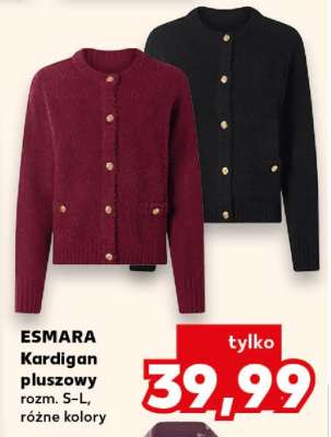 ESMARA Kardigan pluszowy