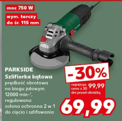 PARKSIDE Szlifierka kątowa