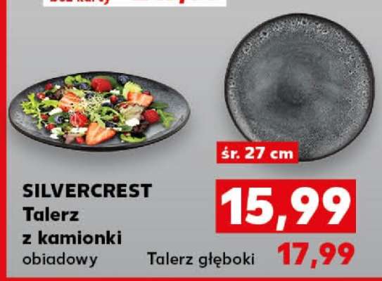 SILVERCREST Talerz z kamionki obiadowy