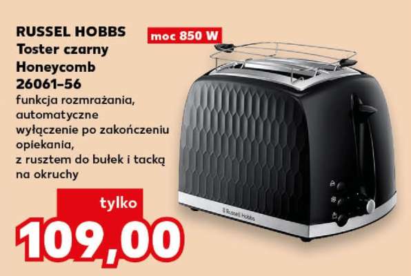 RUSSEL HOBBS Toster czarny Honeycomb 26061-56