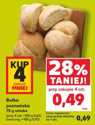 Bułka poznańska 75 g sztuka