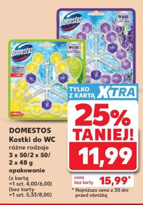 DOMESTOS Kostki do WC