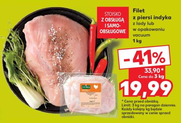 Filet z piersi indyka
