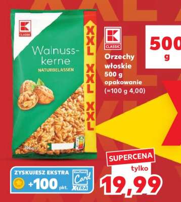 Orzechy włoskie 500 g opakowanie