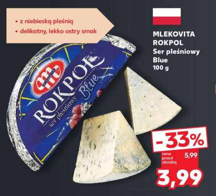 MLEKOVITA ROKPOL Ser pleśniowy Blue 100 g