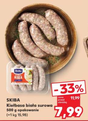 SKIBA Kiełbasa biała surowa