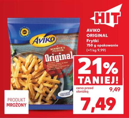 AVIKO ORIGINAL Frytki 750 g opakowanie