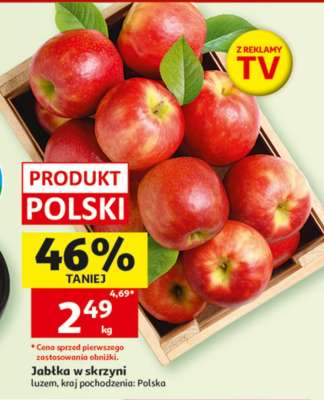 Jabłka w skrzyni