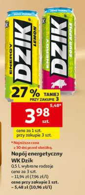 Napój energetyczny WK Dzik