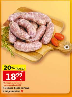 Kiełbasa biała surowa z majerankiem