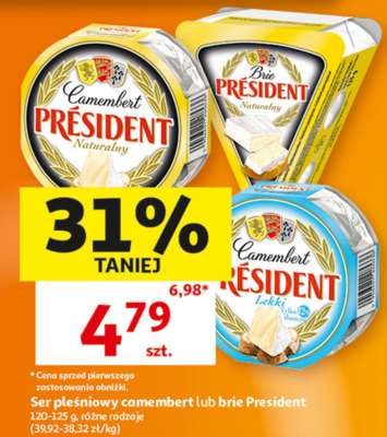 Ser pleśniowy camembert lub brie, Président