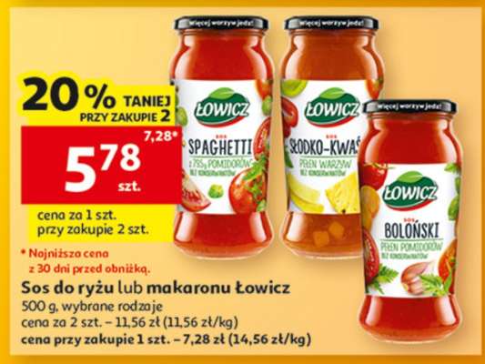 Sos do ryżu lub makaronu Łowicz