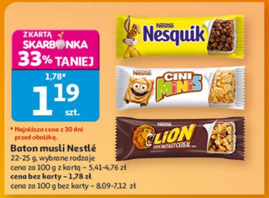 Baton musli** NESTLÉ