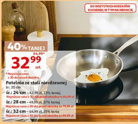 Patelnia ze stali nierdzewnej