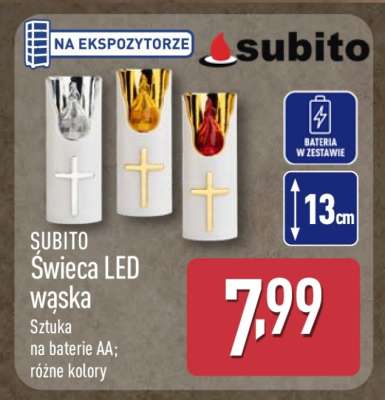 SUBITO Świeca LED wąska