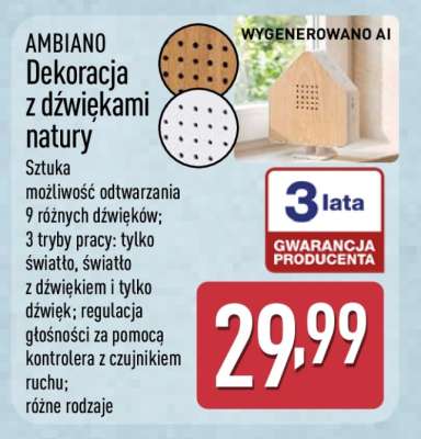 AMBIANO Dekoracja z dźwiękami natury