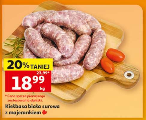 Kiełbasa biała surowa z majerankiem