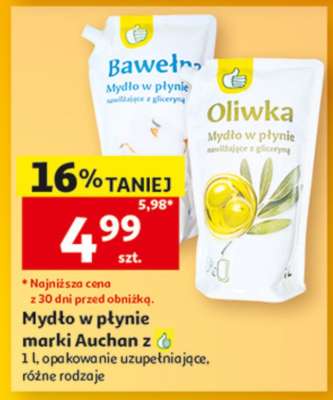 Mydło w płynie marki Auchan