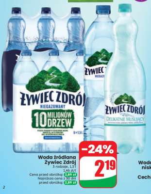Woda źródlana Żywiec Zdrój
