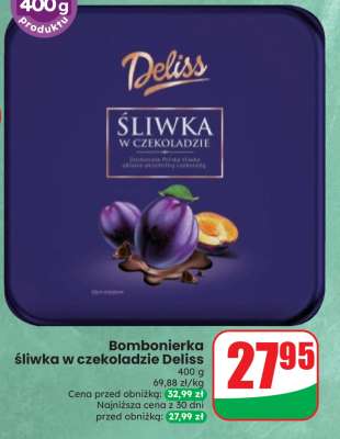 Bombonierka Śliwka w czekoladzie Deliss
