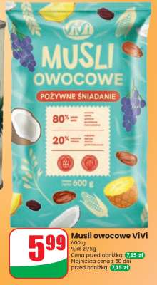 Musli owocowe ViVi