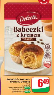 Babeczki z kremem tiramisu Delecta
