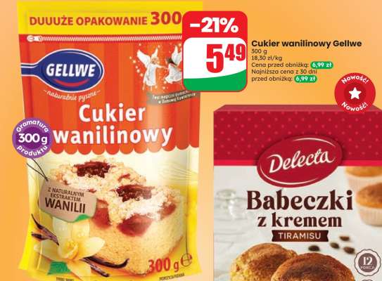 Cukier wanilinowy Gellwe