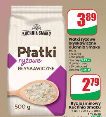 Płatki ryżowe błyskawiczne Kuchnia Smaku