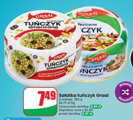 Sałatka tuńczyk Graal