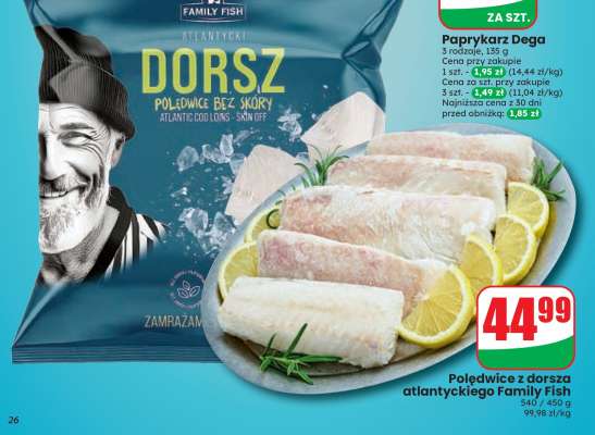 Polędwice z dorsza atlantyckiego Family Fish