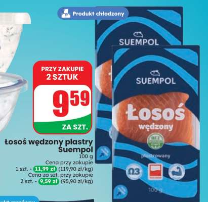 Łosoś wędzony plastry Suempol