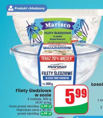 Filety śledziowe w sosie
