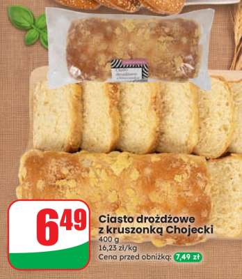Ciasto drożdżowe z kruszonką Chojecki