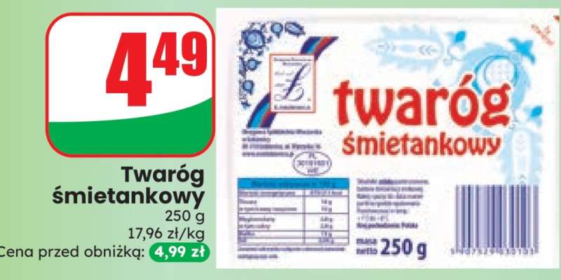 Twaróg śmietankowy