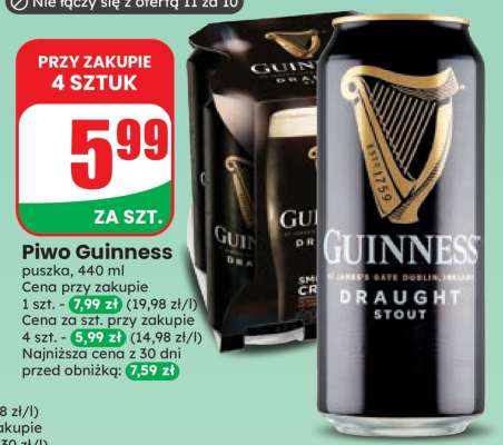 Piwo Guinness