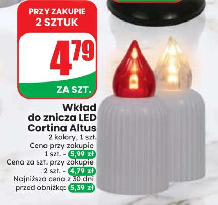 Wkład do znicza LED Cortina Altus