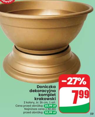 Doniczka dekoracyjna komplet krakowski