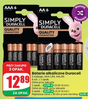 Baterie alkaliczne Duracell
