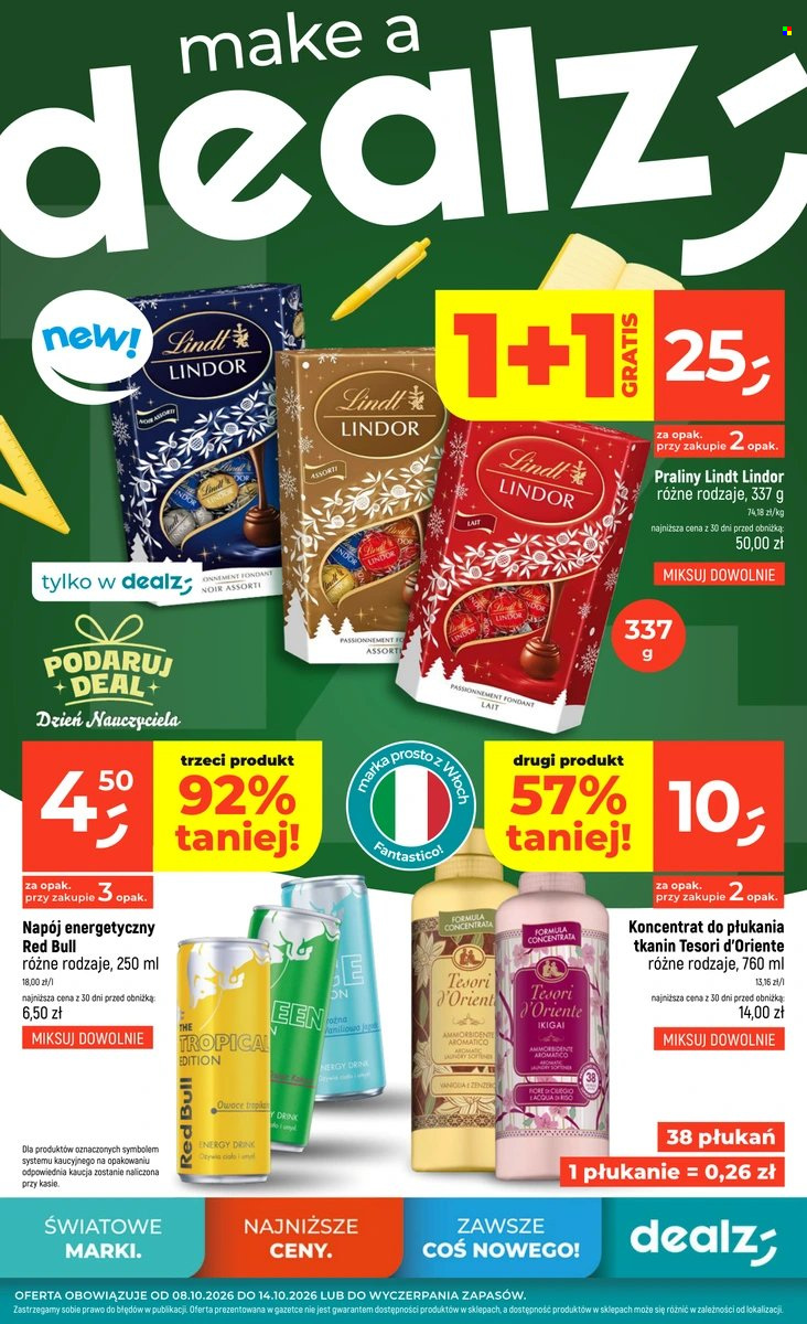 Leták Dealz - 8.10.2026 - 14.10.2026. Strana 1