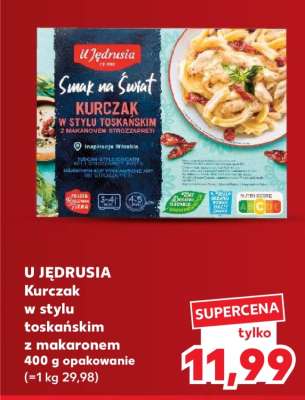 U JĘDRUSIA Kurczak w stylu toskańskim z makaronem