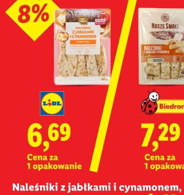 Naleśniki z jabłkami i cynamonem