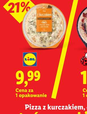 Pizza z kurczakiem