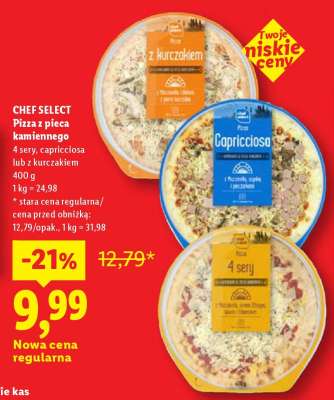 CHEF SELECT Pizza z pieca kamiennego**