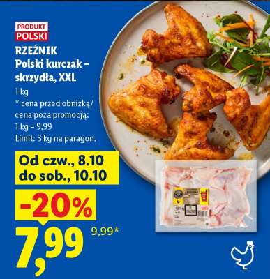 Rzeźnik Polski kurczak – skrzydła, XXL