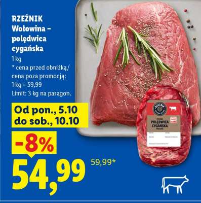 RZEŹNIK Wołowina – polędwica cygańska