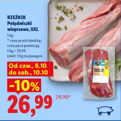 Rzeźnik Polędwiczki wieprzowe, XXL